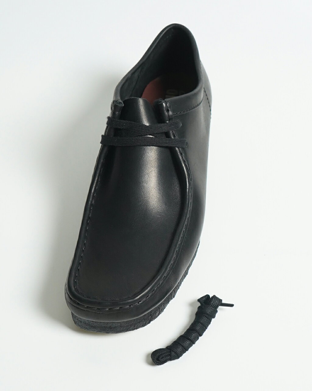 【期間限定ポイント10倍】【土日祝も発送】クラークス Clarks ワラビー Wallabee レザー モカシン シューズ ブラック 黒 メンズ 261555140730 xp10 2