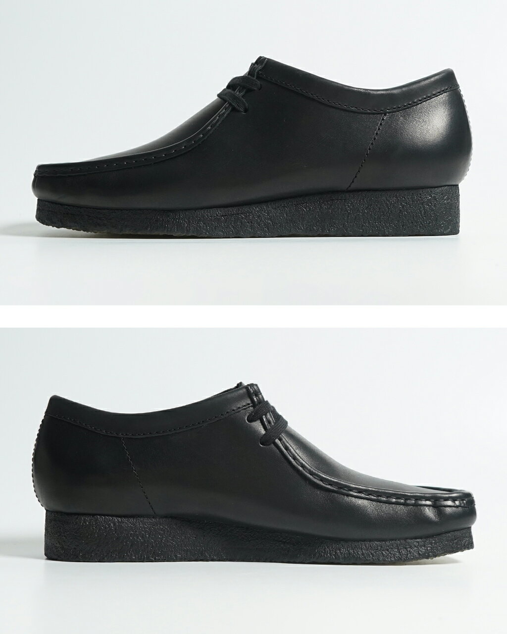 【期間限定ポイント10倍】【土日祝も発送】クラークス Clarks ワラビー Wallabee レザー モカシン シューズ ブラック 黒 メンズ 261555140730 xp10 3