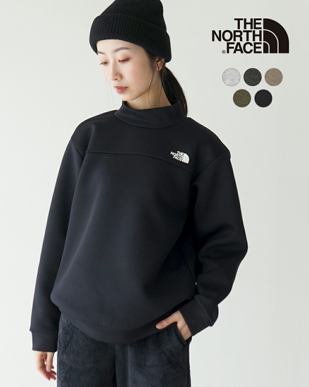 ＼3万円以上で20%OFFクーポン／ノースフェイス THE NORTH FACE テックエアー スウェット モックネック Tech Air Sweat Mock Neck プルオーバー レディース メンズ NT624840906 cpn10のサムネイル