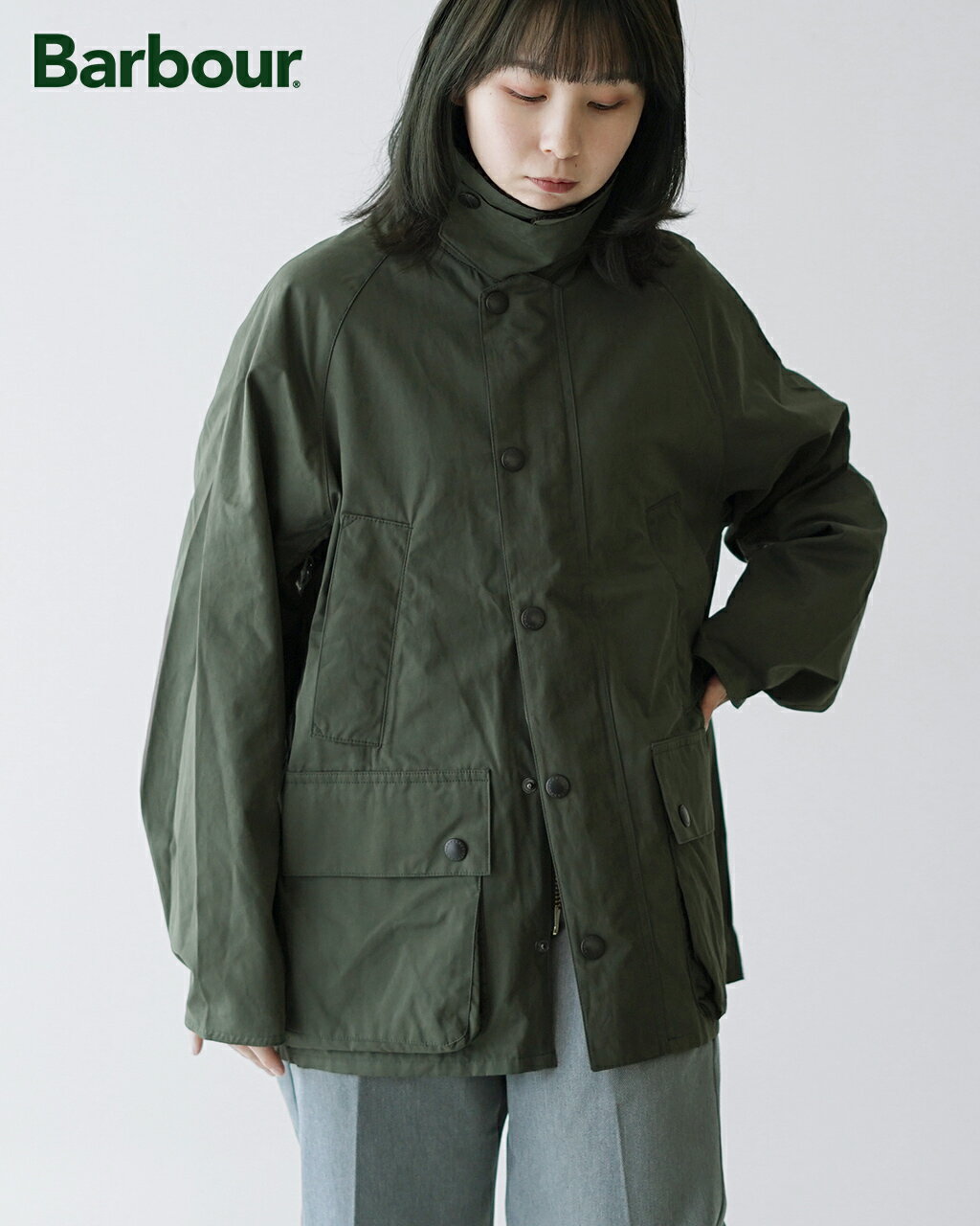 バブアー Barbour オーバーサイズ ピーチスキン ビデイル カジュアル OS PEACHED BEDALE CASUAL ノンワックス ジャケット ブルゾン オーバーサイズフィット レディース メンズ MCA0933【送料無料】0128 1