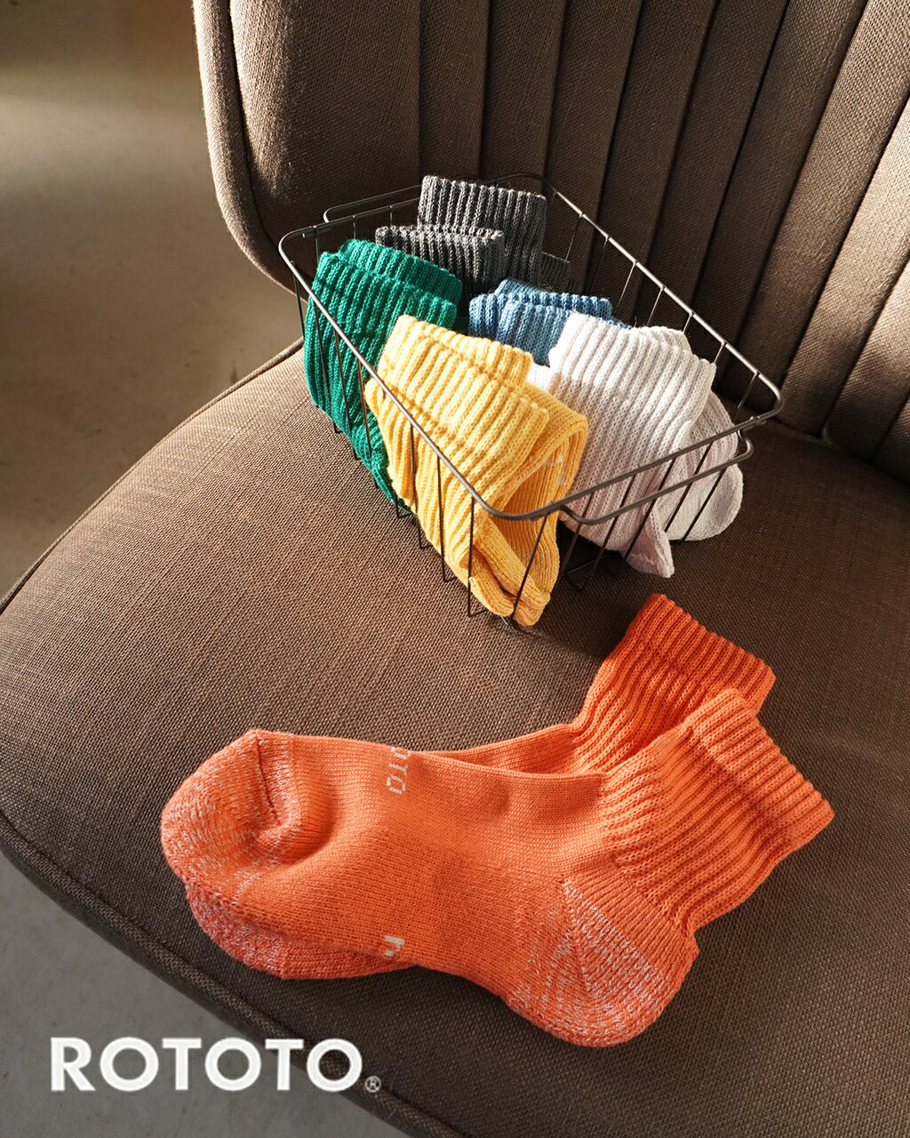 rototo 靴下 メンズ ロトト ROTOTO エブリデイ パイル ミニ クルー ソックス EVERYDAY PILE MINI CREW SOCKS 靴下 レディース メンズ R1520【メール便可】0117 xp10