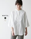 ホワイト WHYTO. バルーン スリーブ ブラウス BALLOON SLEEVE BLOUSE シャツ ブラック グレー ベージュ オフホワイト 黒 灰 茶 白 レディース WHT24HBL4048【送料無料】0128 oxp10