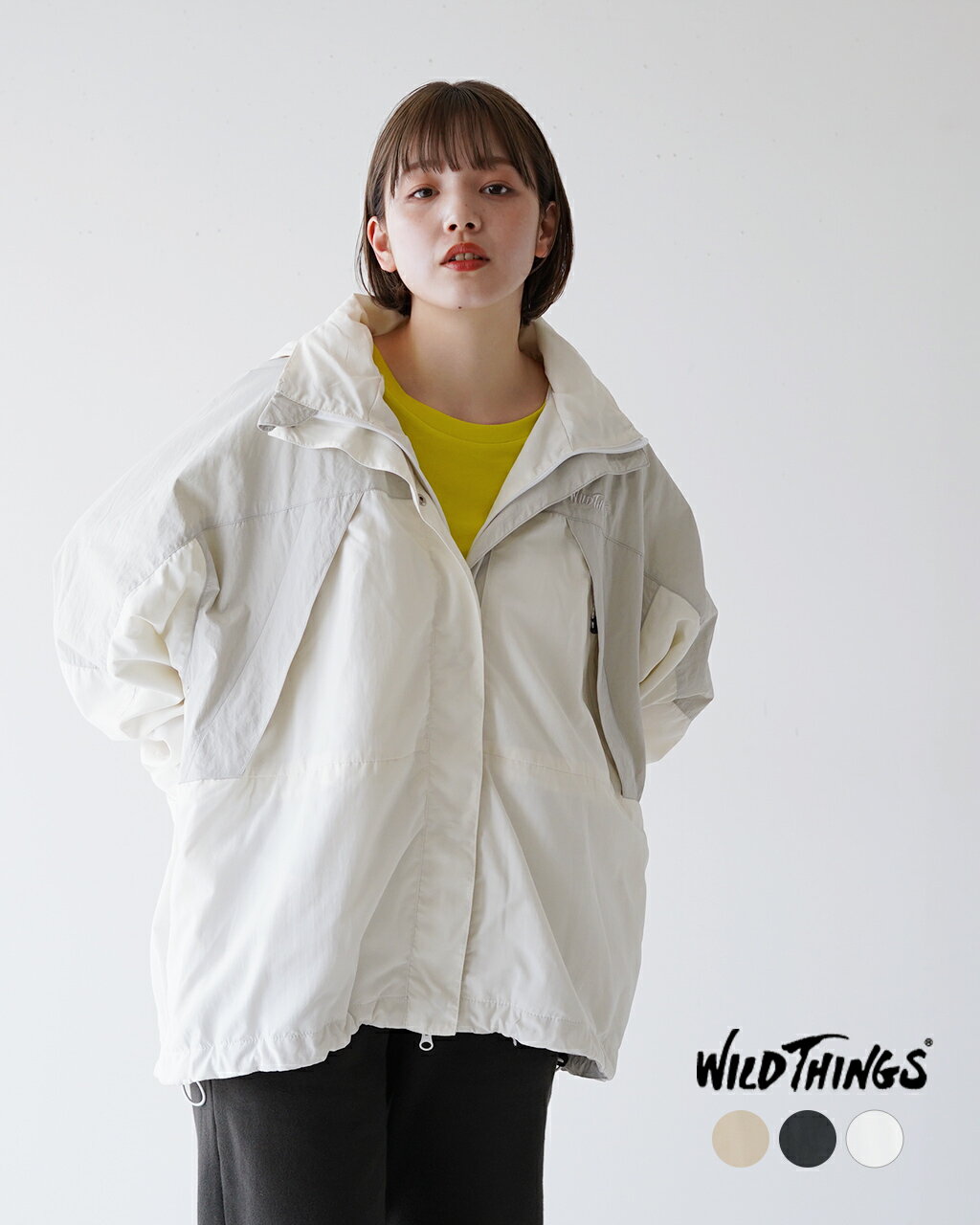 ワイルドシングス WILD THINGS ウィメンズ シャモニー ジャケット Ws CHAMONIX JACKET ベージュ ブラック ホワイト レディース WTL24005AD0204 xp10