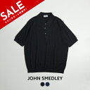 ジョンスメドレー ジョンスメドレー JOHN SMEDLEY ISIS 半袖 ニット ポロシャツ 30G ブラック ネイビー 黒 紺 メンズ 【送料無料】0311 cpn10