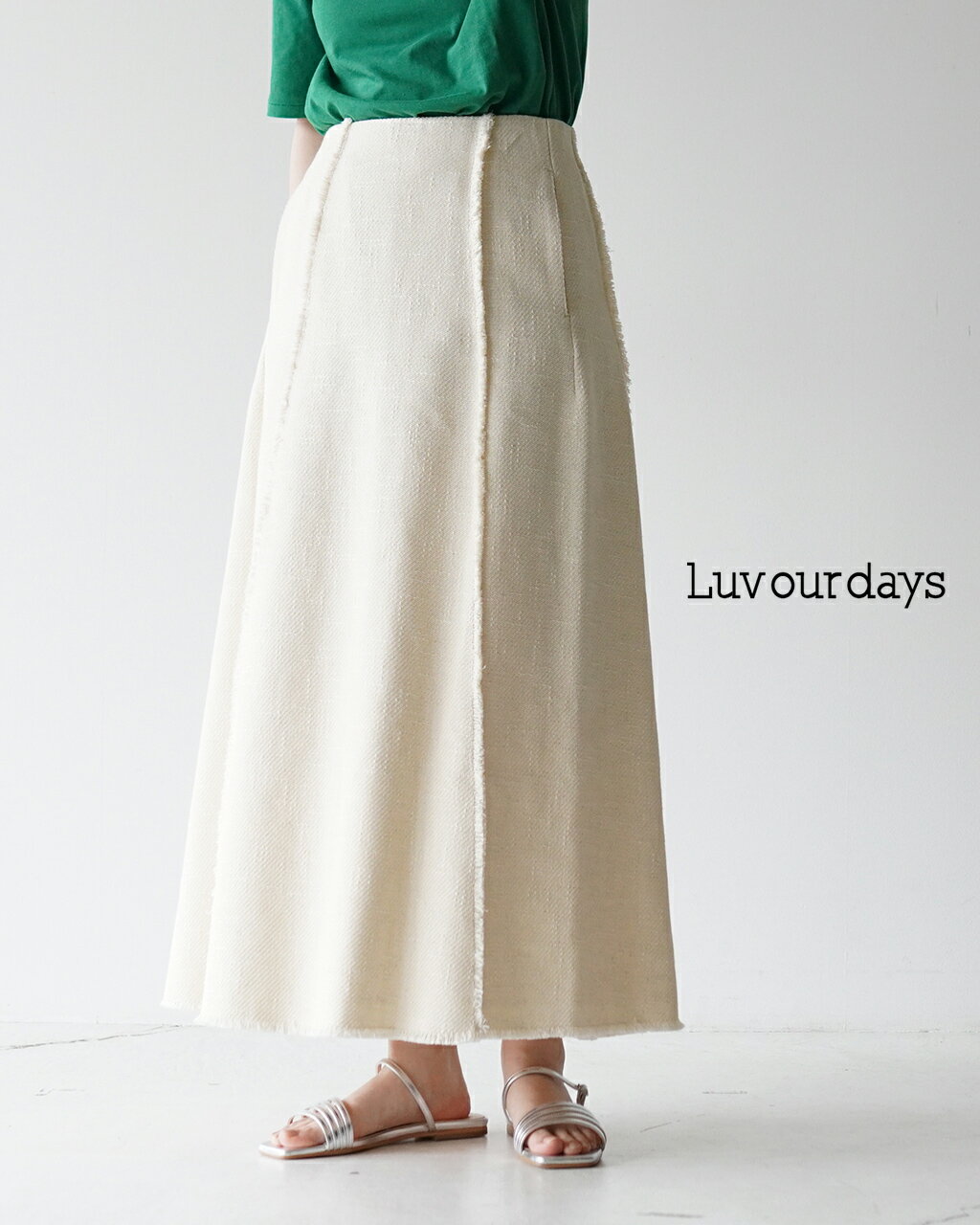 ラブアワーデイズ Luvourdays パッチワーク スカート Patchwork Skirt ロングスカート レディース LV-SK4106【送料無料】0310 xp10 1