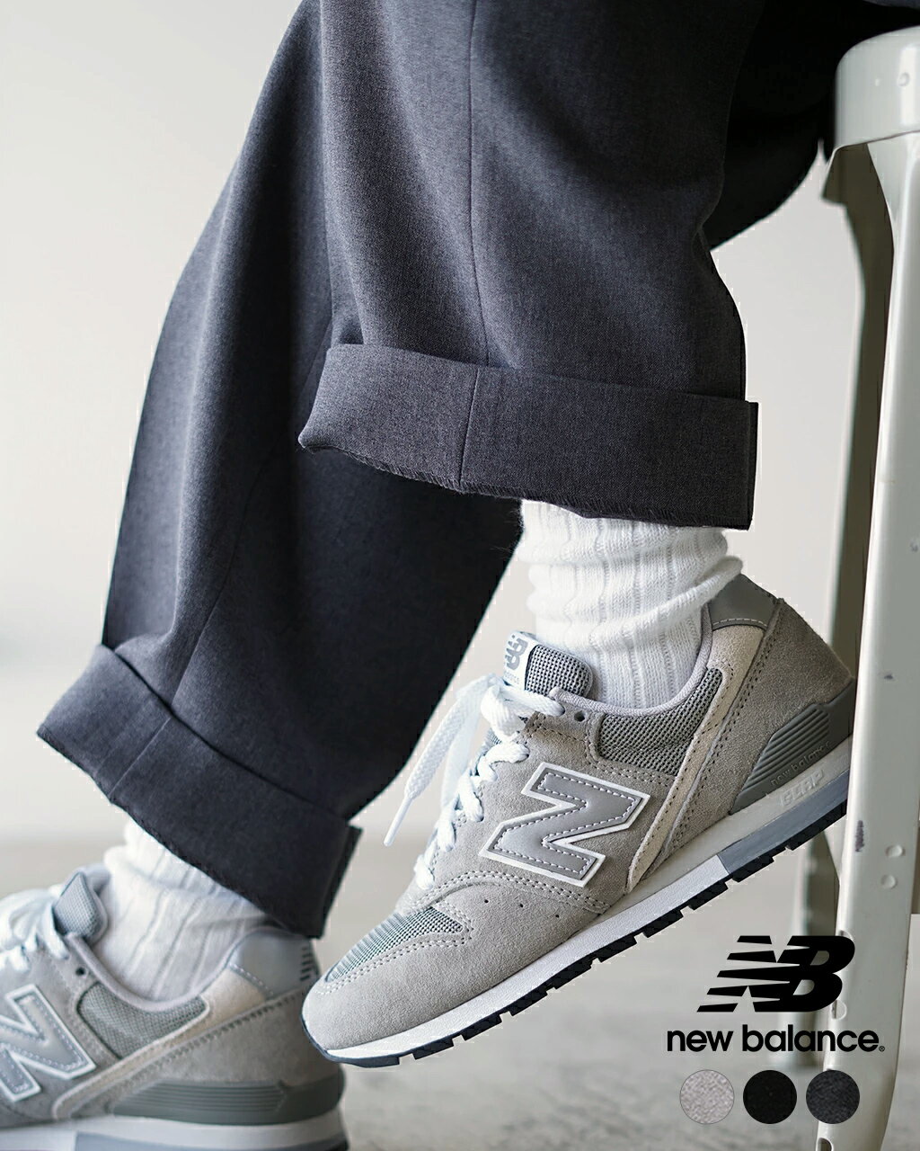 ニューバランス new balance CM996 ローカット レースアップ スニーカー ブラック グレー ネイビー レディース メンズ CM996BK2 CM996G..