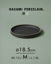 ハサミポーセリン HASAMI PORCELAIN 波佐見焼き 平皿 丸皿 取り皿 デザートプレート パンプレート 18.5cm 日本製 陶器 半磁器 無地 西海陶器 HPB003 HPM003 【レビュー企画対象】