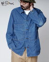 オアスロウ orslow デニム ユーティリティ カバーオール DENIM UTILITY COVERALL メンズ 01-6120-95【送料無料】0315 cpn10