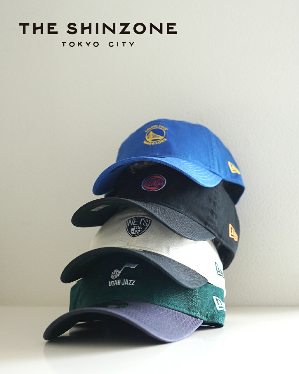 シンゾーン × ニューエラ THE SHINZONE × NEW ERA ロゴ キャップ 9THIRTY NBA LOGO CAP "BROOKLYN NETS" "NEW YORK KNICKS" "GOLDEN STATE WARRIORS" "UTAH JAZZ" レディース 24SNEIT01 24SNEIT02 24SNEIT03 24SNEIT04【送料無料】0320 xp10