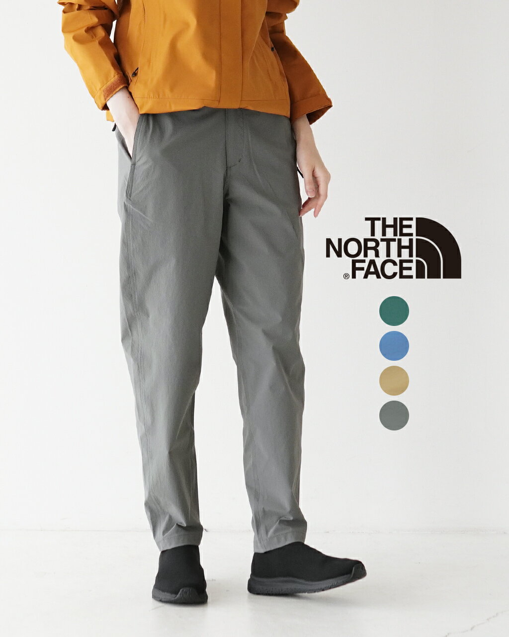 楽天Crouka／クローカノースフェイス THE NORTH FACE マウンテンカラーパンツ Mountain Color Pant イージーパンツ トレッキングパンツ グリーン ブルー ベージュ グレー レディース NBW82310【送料無料】0313 xp10 cpn10