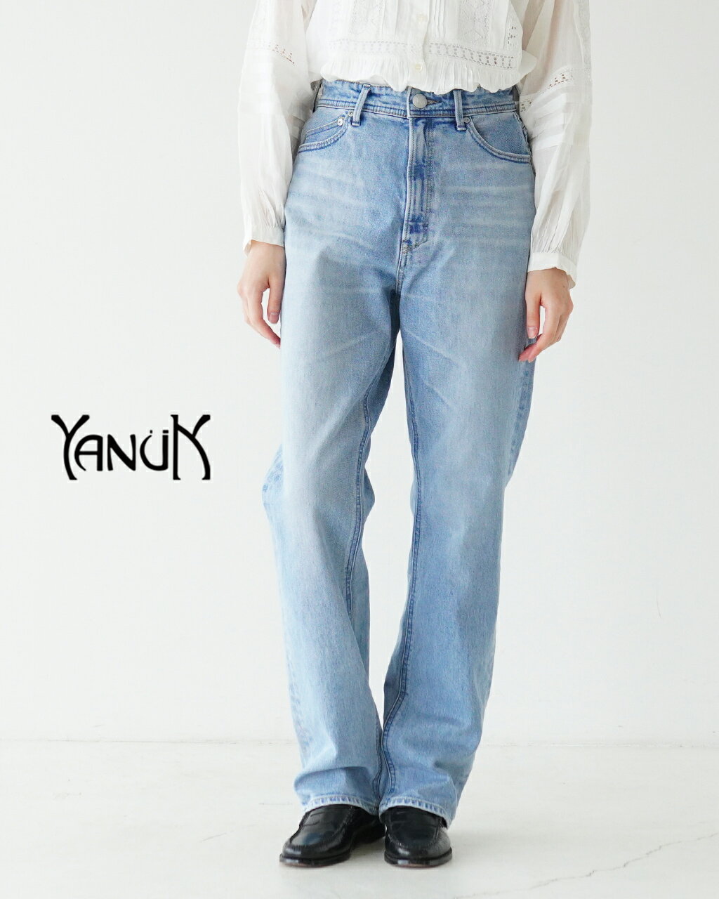 ヤヌーク YANUK ルイーズ ストレート LOUISE (Straight) デニムパンツ ジーンズ ブルー 青 レディース 57134211【送料無料】0326