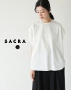 サクラ SACRA ハイゲージ クロス トップ S.HIGH GAUGE CLOTH TOP ノースリーブ ブラウス プルオーバー ホワイト ブラック 白 黒 レディース 124244091【送料無料】0417