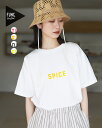 ファング FUNG ベーシック プリント Tシャツ Basic tee TROPICAL SPICE DRESS FEEL カットソー ロゴT ピンク オレンジ ブラック イエロー レディース 【送料無料】0502