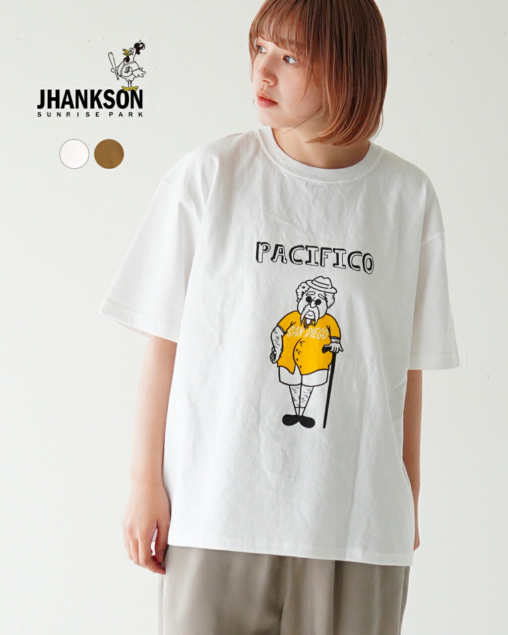 󥯥 JHANKSON ѥե 7.1 T PACIFICO 7.1 TEE Ⱦµ åȥ ۥ磻    ǥ  24016̵0523 xp10