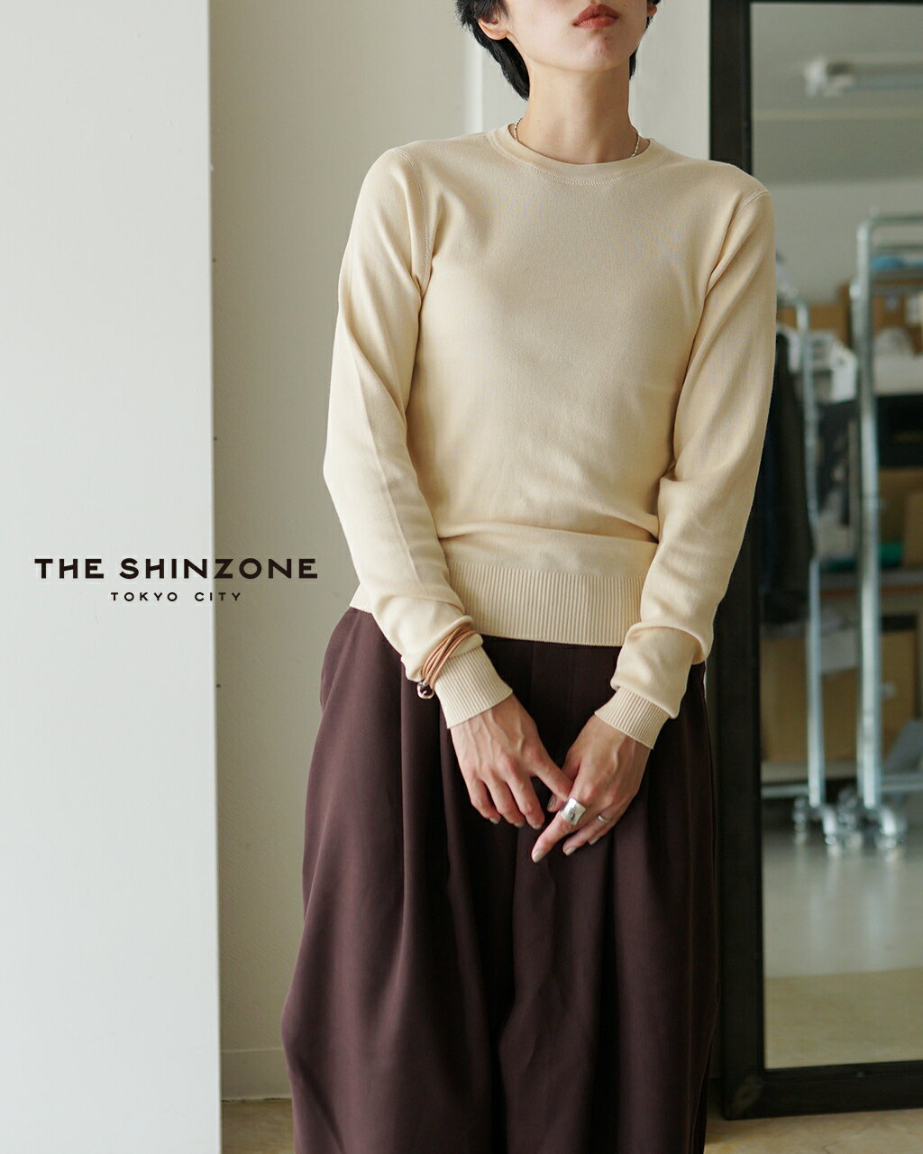 ザ・シンゾーン ニット セーター Fサイズ カシミヤ ウール ニット紺色 楽天市場】【30％OFFクーポン対象】SHINZONE（シンゾーン