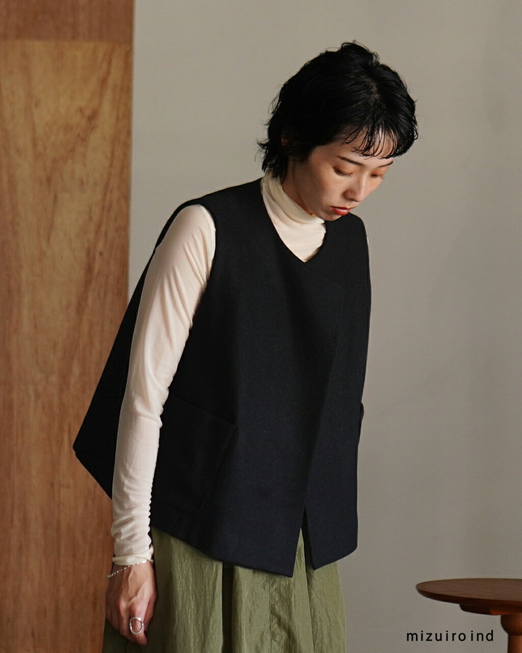 ڴָ10%OFFݥۥߥ mizuiro ind ݥåդ롼ͥå٥ 硼Ⱦ åץɾ ܥ쥹 ȥ饤 ...