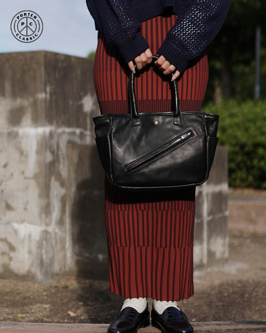 ポータークラシック PORTER CLASSIC PC ライダース レザートートバッグ S メンズ PC RIDERS LEATHER TOTE BAG S PC-017-3696 1010 xp10