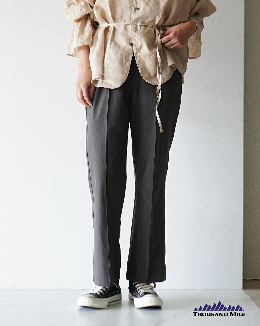 【SALE！20%OFF】サウザンドマイル THOUSAND MILE フレアパンツ イージーパンツ レディース flare pants 251ak51002b ギフト 1019 xp20