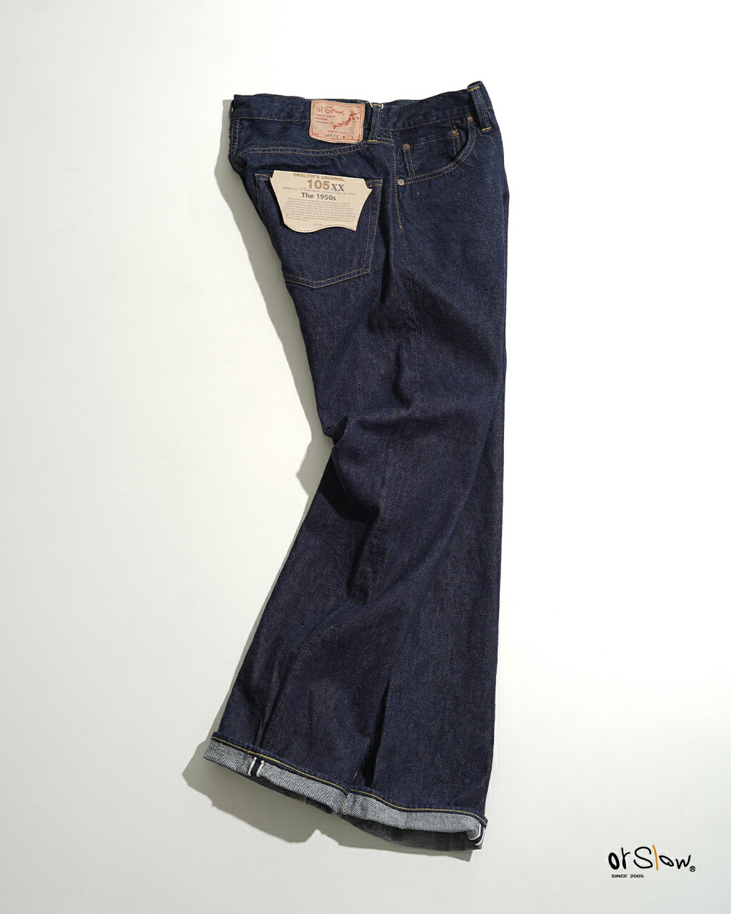 【最大20%OFFクーポン対象】オアスロウ orSlow 1950年代セルビッジデニム メンズ 105XX THE 1950S SELVEDGE DENIM ボトムス パンツ フルレングス 01-1050XX-81 1021 xp10 cpn10