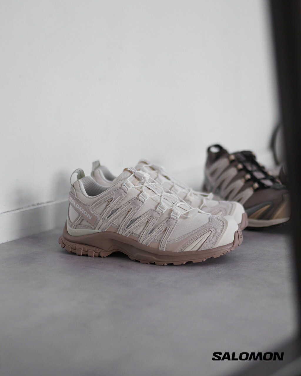 【ポイント10倍】サロモン SALOMON XA PRO 3D SUEDE スニーカー レディース スエード リップストップ ..