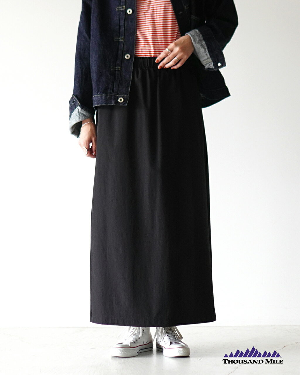 サウザンドマイル THOUSAND MILE スカート イージー ロング レディース skirt 251ak50992b ギフト 1019 xp10