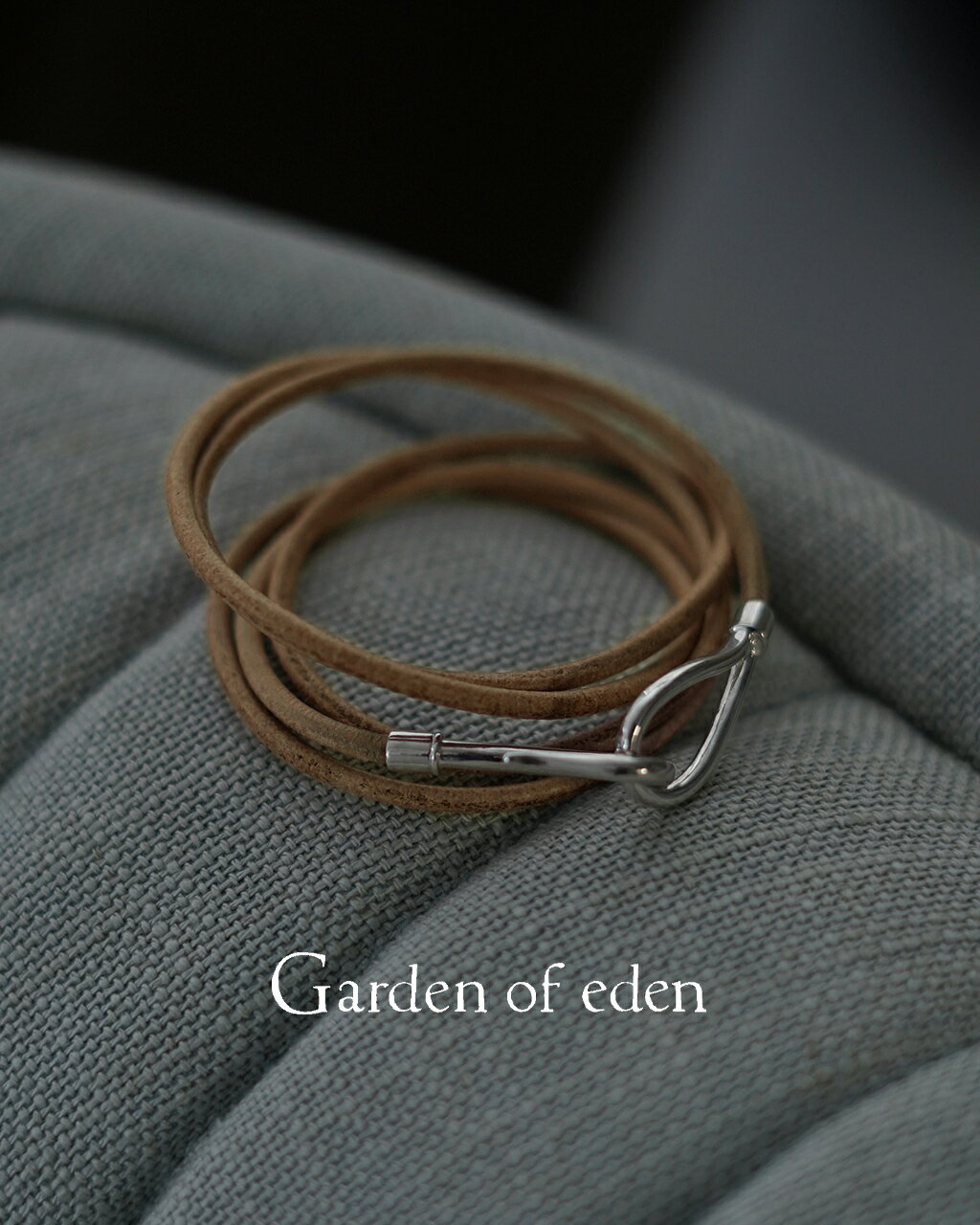 ガーデンオブエデン Garden of Eden レザー コード フック ブレスレット レディース メンズ LEATHER CORD FOOK BRACELET...
