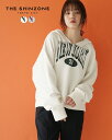 シンゾーン THE SHINZONE ヴィンテージ ニューヨーク フーディー レディース VINTAGE NEW YORK HOODIE スウェット パーカー プルオーバー ホワイト グレー 25SMSCU08 0108 xp10