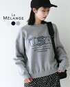 ルメランジュ ルメランジェ × ジャンクソン LE MELANGE × JHANKSON スウェット レディース SWEAT コラボ クルーネック トレーナー プリント ロゴ 8511003 8511004 0203 cpn20