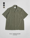 レインメーカー RAINMAKER オープンカラーシャツ 半袖 メンズ OPEN COLLAR S S SHIRT RM251-024 cpn10