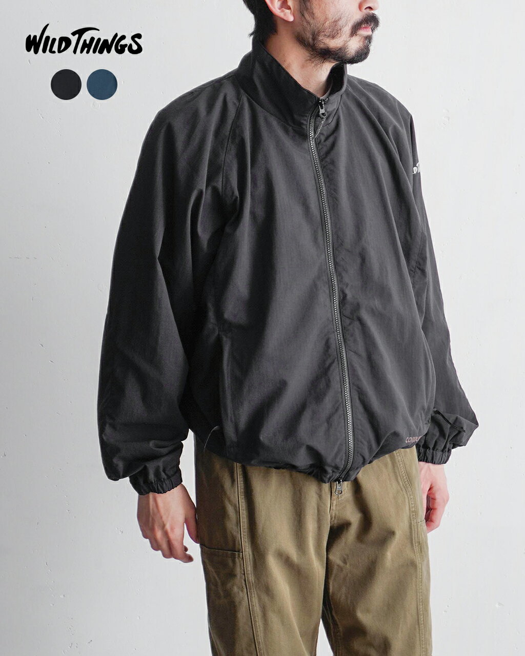 ワイルドシングス WILD THINGS アーミージャケット ナイロンジャケット ジップアップ アウター メンズ ARMY JACKET WT251-18 耐久性 撥水性 軽量性 通気性 ミリタリー 0325 xp10