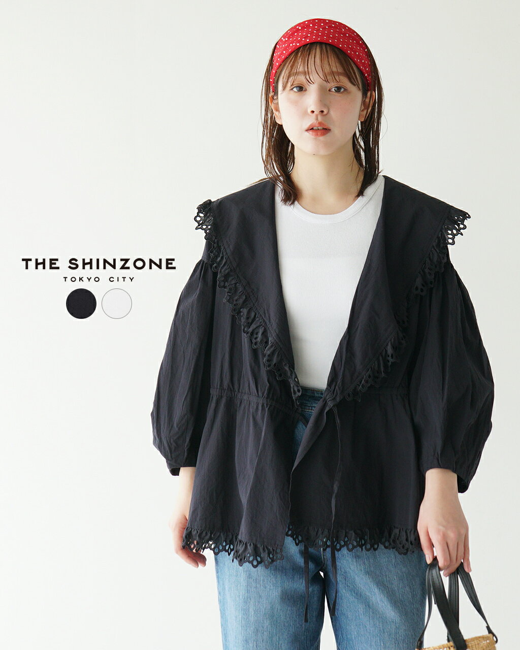 【スーパーSALE！ポイント10倍】シンゾーン THE SHINZONE カシュクールブラウス レデ
