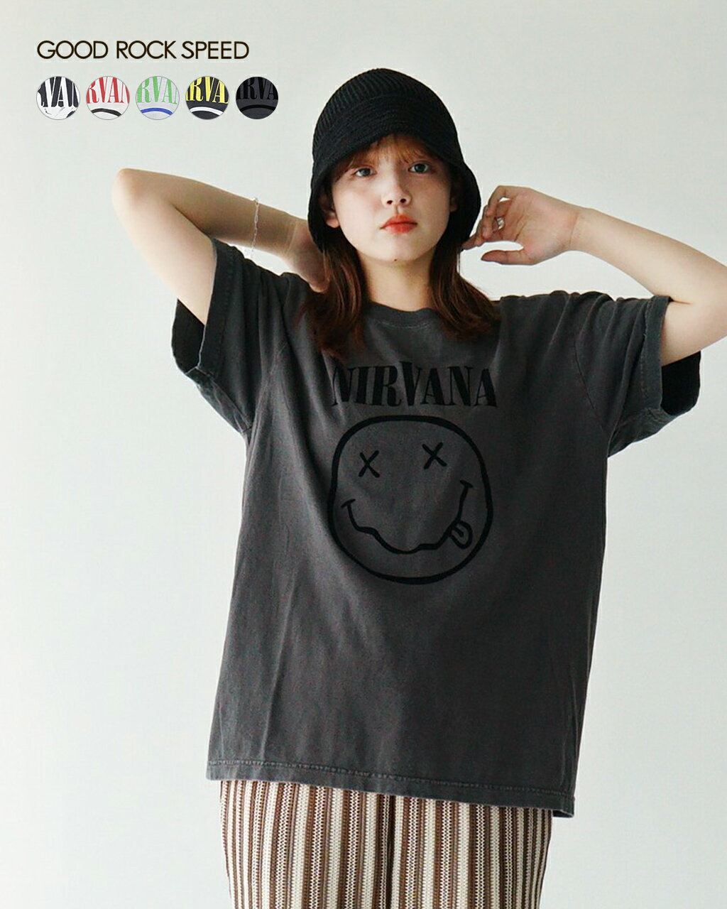 【週末限定！ポイント10倍】グッドロックスピード GOOD ROCK SPEED 半袖Tシャツ NI