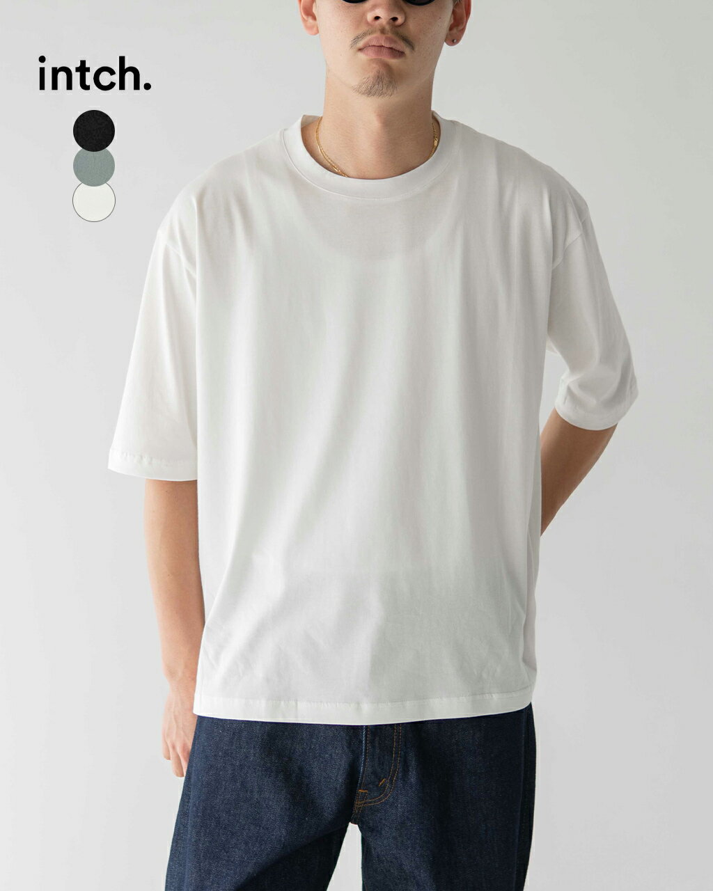  intch.3祻åȡۥѥåT  PACK TEE Ⱦµ T 롼ͥå åȥ ۥ磻 ֥å ֥롼졼    ...