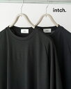 インチ intch. Tシャツ メンズ TEE 半袖 カットソー ウール ネイビー ブラック 紺 黒 302510003 0608 xp10