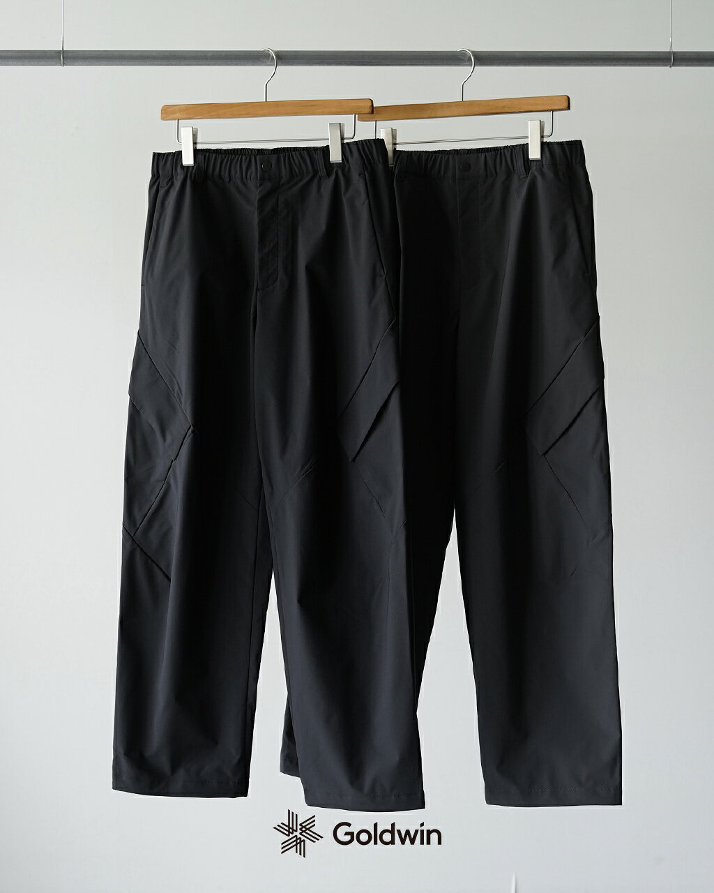 【3万以上で10％OFFクーポン】ゴールドウイン Goldwin ポケットダブルウィーブパンツ メンズ Pocket Double Weave Pants GL76359 ワイドパンツ ストレッチ 撥水 イージーパンツ カーゴパンツ 0831 【レビュー企画対象】