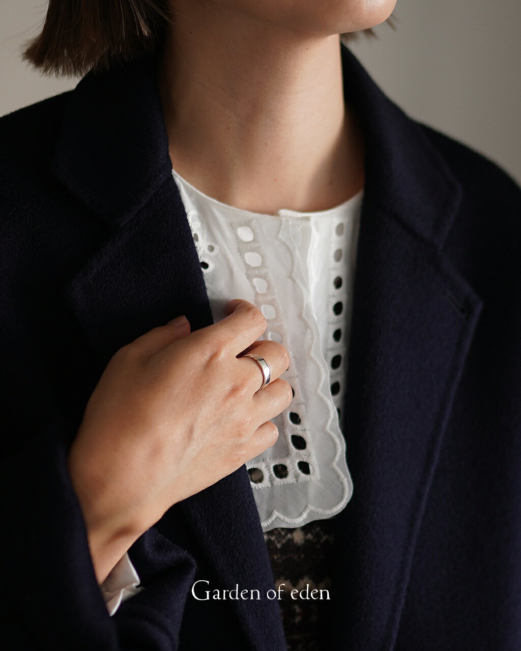 ガーデンオブエデン GARDEN OF EDEN 編ミ込ミIDリング レディース メンズ BRAID ID RING ED25AW-027 1202