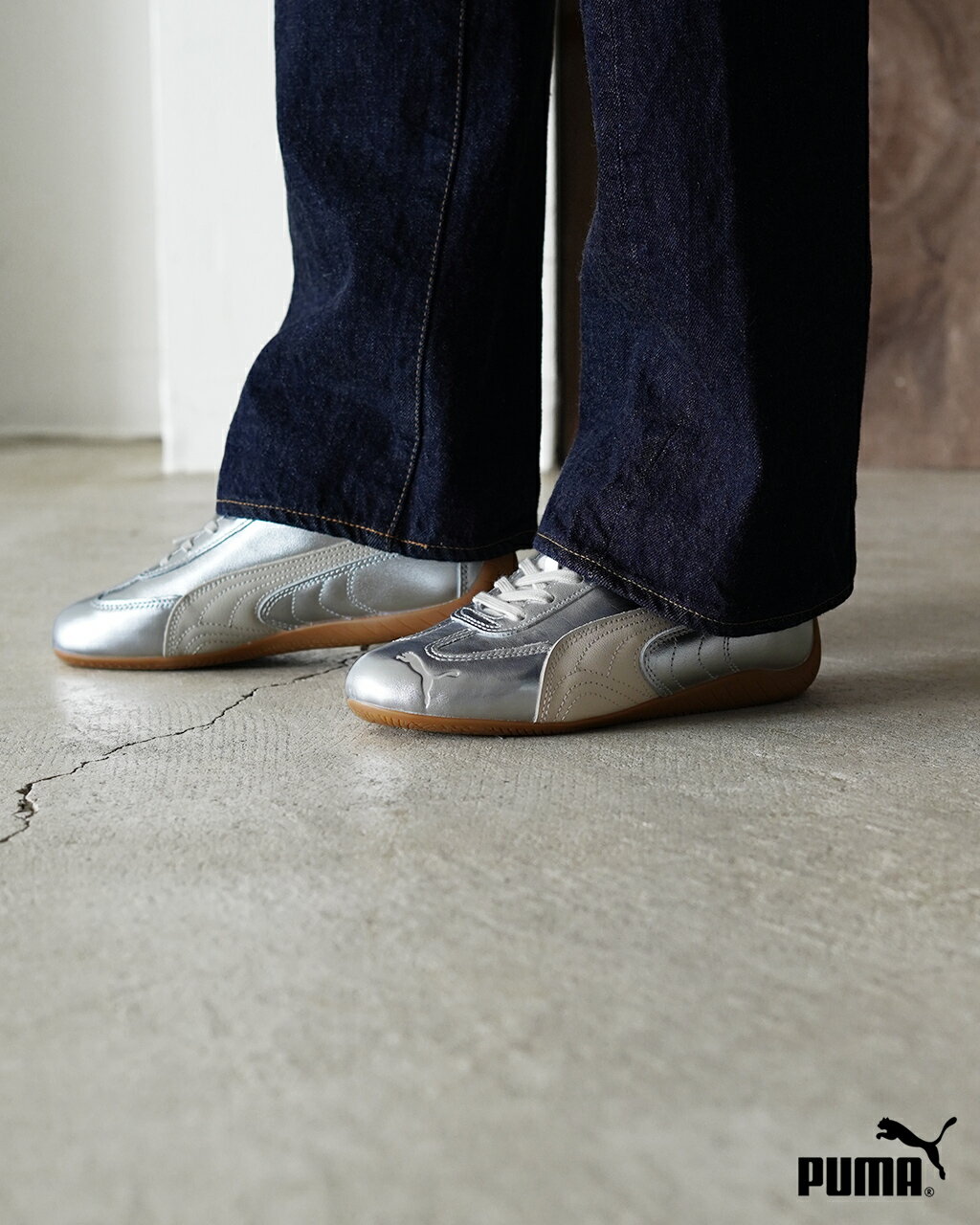 プーマ PUMA Speedcat Silver WNS レディース スピードキャット シルバー WNS ローカット シューズ 靴 406881 0129【レビュー企画対象】