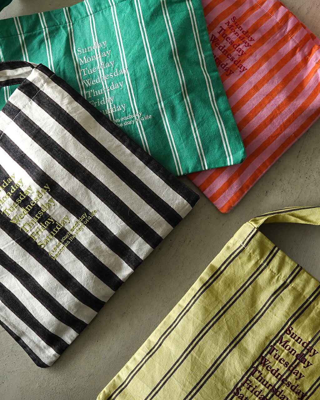 ビージ beej ストライプ ワンショルダーバッグ レディース stripe fabric OSbag 26...