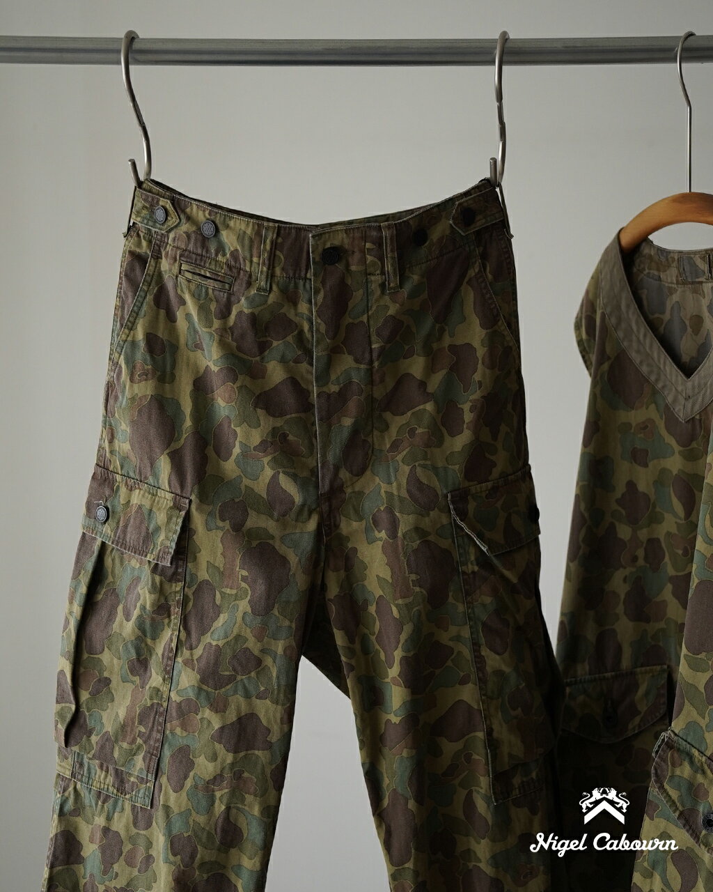 ナイジェル・ケーボン Nigel Cabourn 40年代 モンキーパンツ ミックス ダックハンター ...