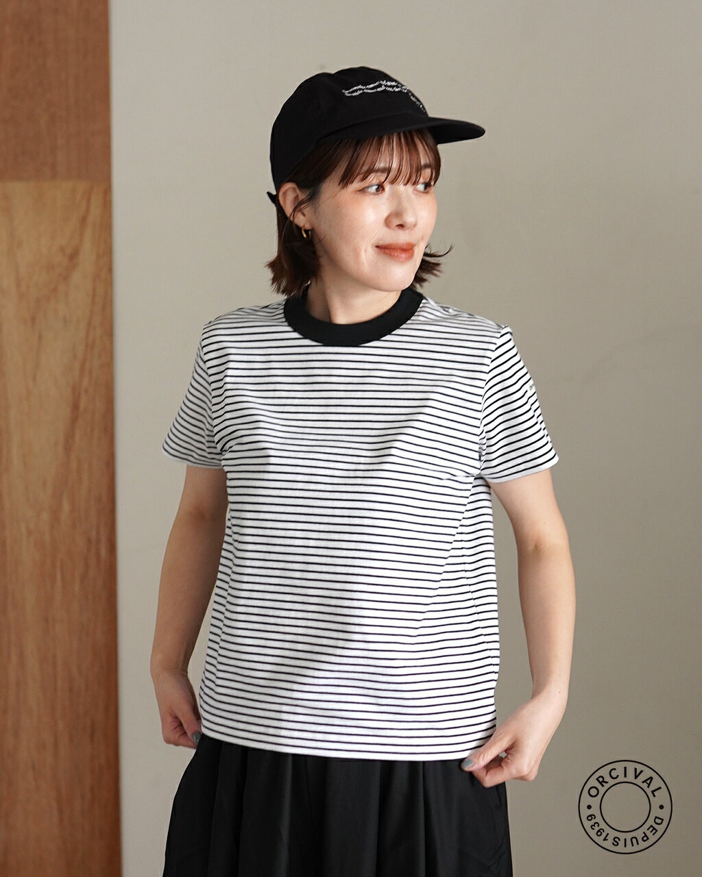 오시발 오티발 ORCIVAL 코튼 스트레치 크루넥 반소매 T셔츠 레이디스 CREW NECK S/S PO OR-C0415 CCF 0407
