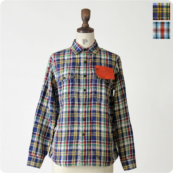 【楽天市場】KATO`BASIC カトーベーシック リネンチェック ワークシャツ・bs310073 (全2色)(unisex)：Crouka