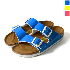 BIRKENSTOCK ビルケンシュトック ARIZONA アリゾナ パテント ネオンカラーコンフォート 2ベルトサンダル 【送料無料】