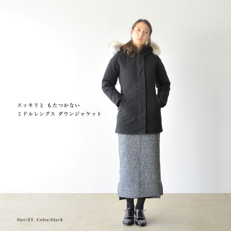 カナダグース CANADA GOOSE ヴィクトリアパーカー VICTORIA PARKA FF ファー フード付き ダウン ジャケット ミドル丈 コート 3037LA 【予約商品】【送料無料】0822