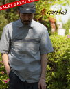 \クーポンあり/【SALE!30%OFF】グラミチ GRAMICCI 半袖シャツ チェック ジップアップ メンズ ZIP UP WAVE SHIRT G5SM-J017 0527 xp10