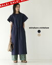 【SALE!30%OFF】ニコルソン アンド ニコルソン nicholson&nicholson ワンピース クルーネック フレンチスリーブ レディース OP ...