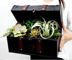 楽天スーパセールで10%OFF!ボタニカルアレンジ多肉植物エアープランツ造花グリーン手入れ不要で一生持つ♪のアーティフィシャルフラワー癒しのインテリアエケベリアグリーンネックレスティランジア