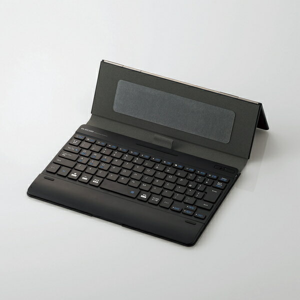 エレコム タブレットケース付きワイヤレスBluetooth(R)キーボード [TK-CAP02BK]【送料無料※沖縄・離島配送不可】外付けキーボード 無線 ワイヤレス 小型 コンパクト テレワーク リモートワーク 在宅勤務