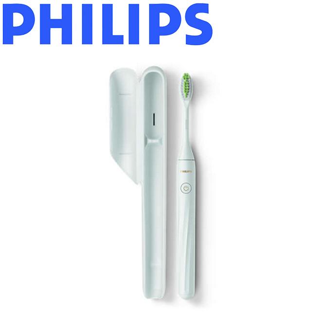 フィリップス Philips One ミントブルー [HY1100/33]【送料無料※沖縄・離島配送不可】Philips One by Sonicare 携帯電動歯ブラシ 乾電池式電動歯ブラシ オーラルケア 歯茎マッサージ 歯垢除去