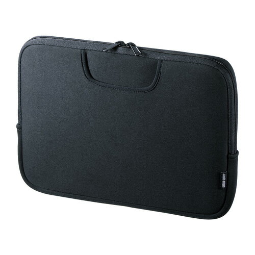 【メーカー直送】【代引き決済不可】サンワサプライ ポケット付きインナーケース（11.6型ワイド）[IN-WETP11BK]【沖縄・離島は配送不可】スリーブ PCバッグ 丈夫 軽い A4サイズ ポケット付き