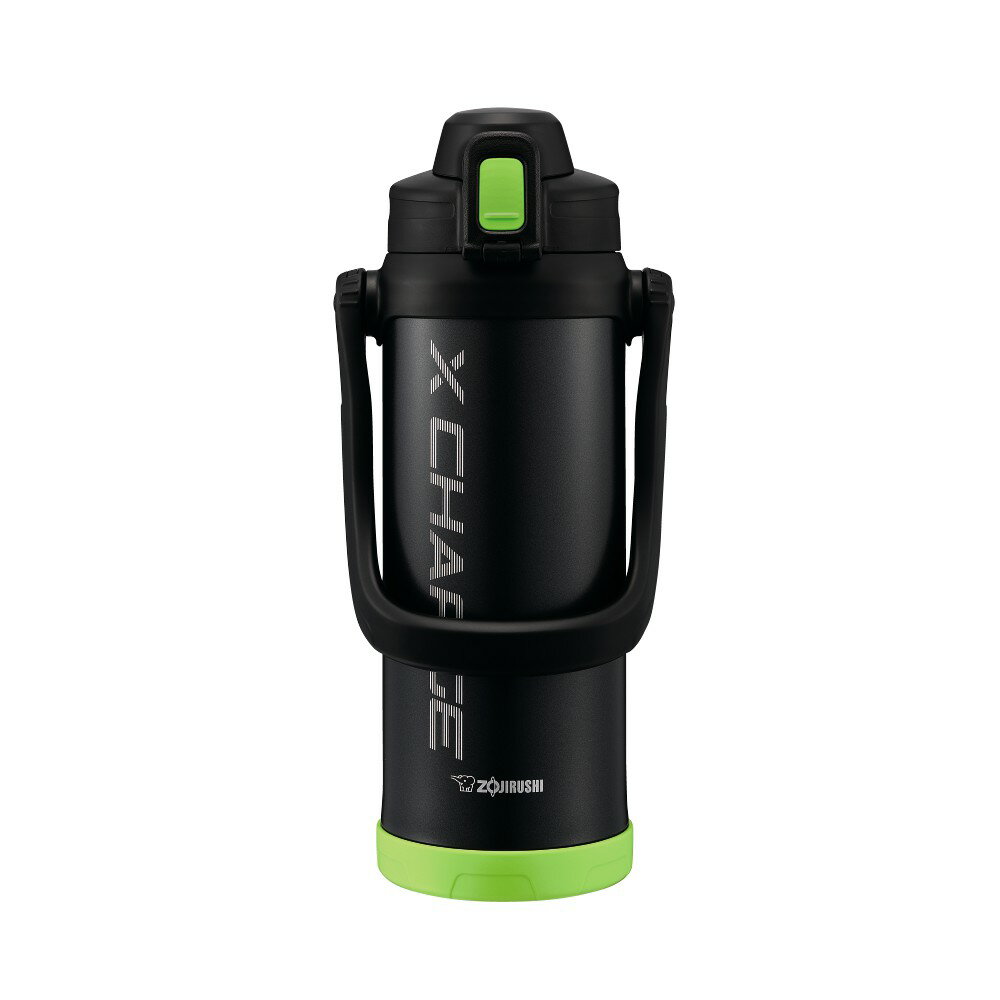 象印 ステンレスクールボトル 容量：2.06リットル [SD-BD20-BG]ライムブラック【送料無料※沖縄・離島は除く】保冷 子供用 こども キッズ 男の子 水筒 スポーツ 遠足 運動会 スポドリ 2020年モデル